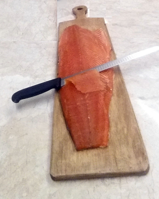 Whole large Side of Smoked Scottish Salmon